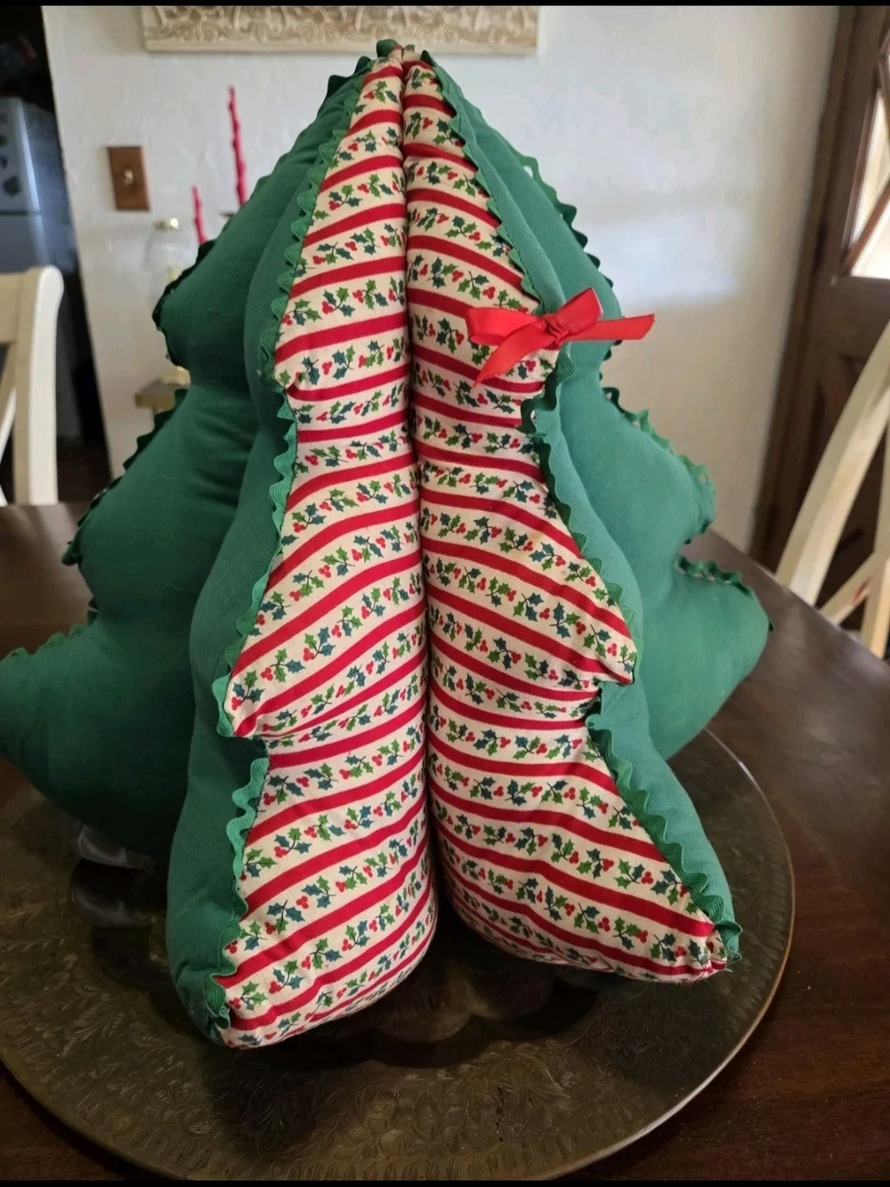 Vintage 3D Stuffed Christmas Tree